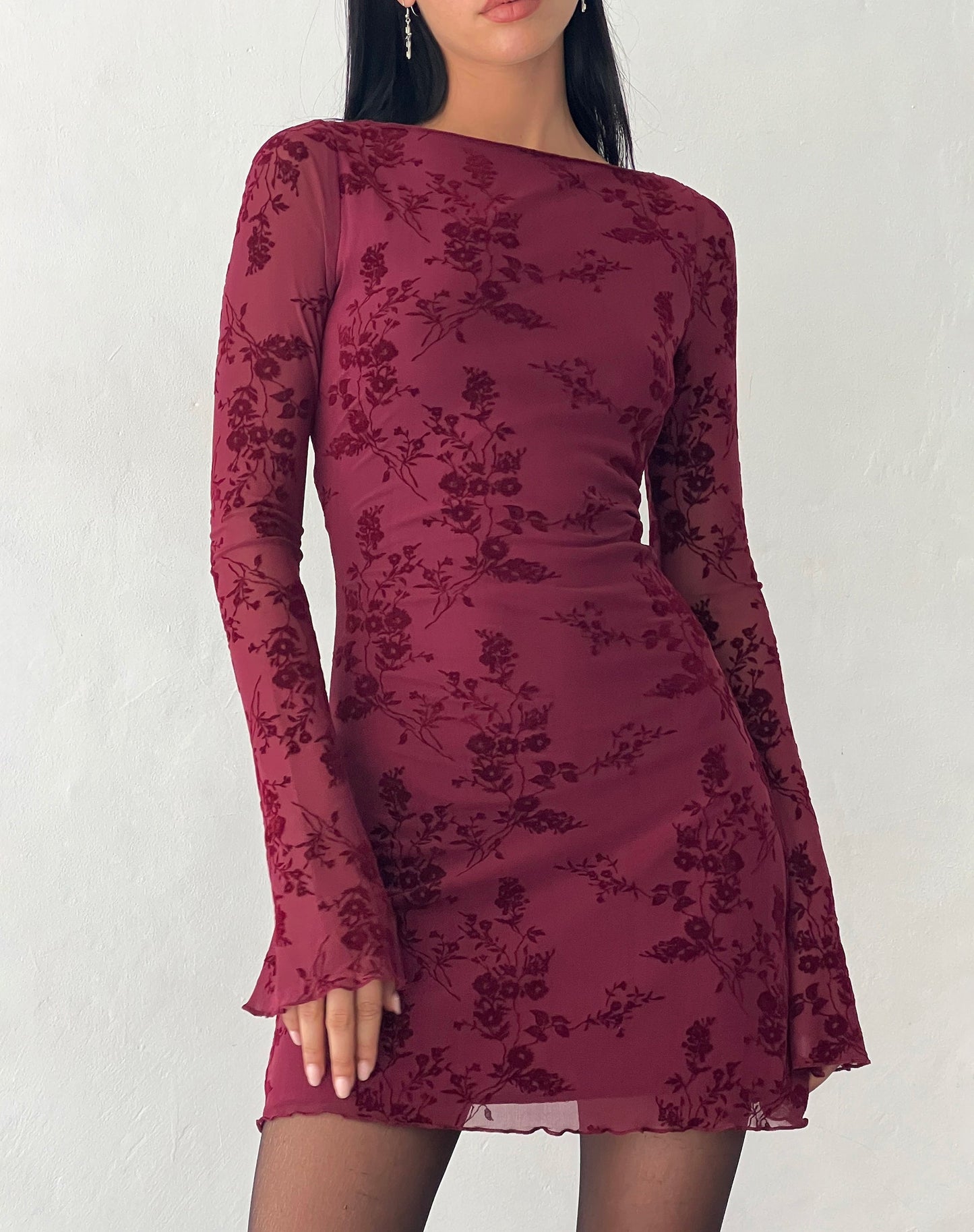 Linera™ Long Sleeve Mini Dress